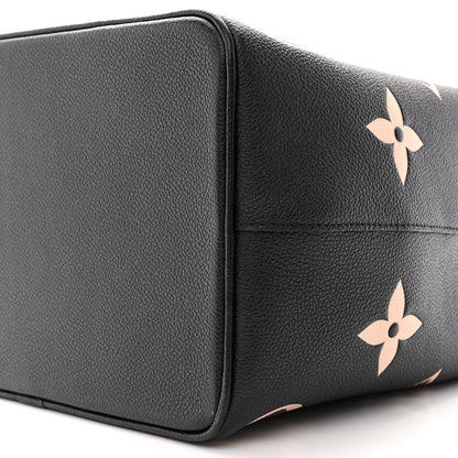 Louis Vuitton Empreinte Monogram Giant Neonoe MM Black Beige 9 of 10