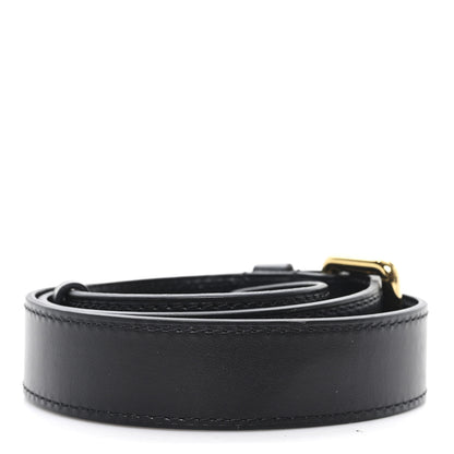 Louis Vuitton Calfskin Adjustable Odeon Shoulder Strap Black 2 of 4