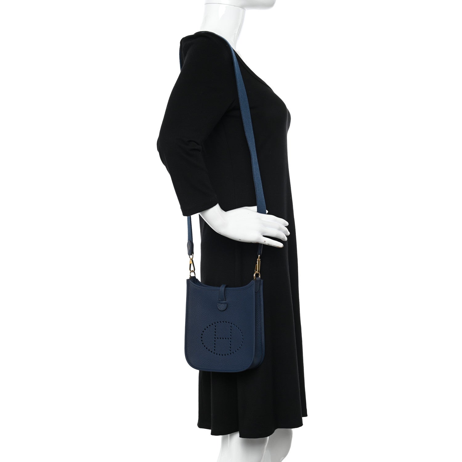 Hermes Togo Evelyne TPM Bleu De Prusse 2 of 11
