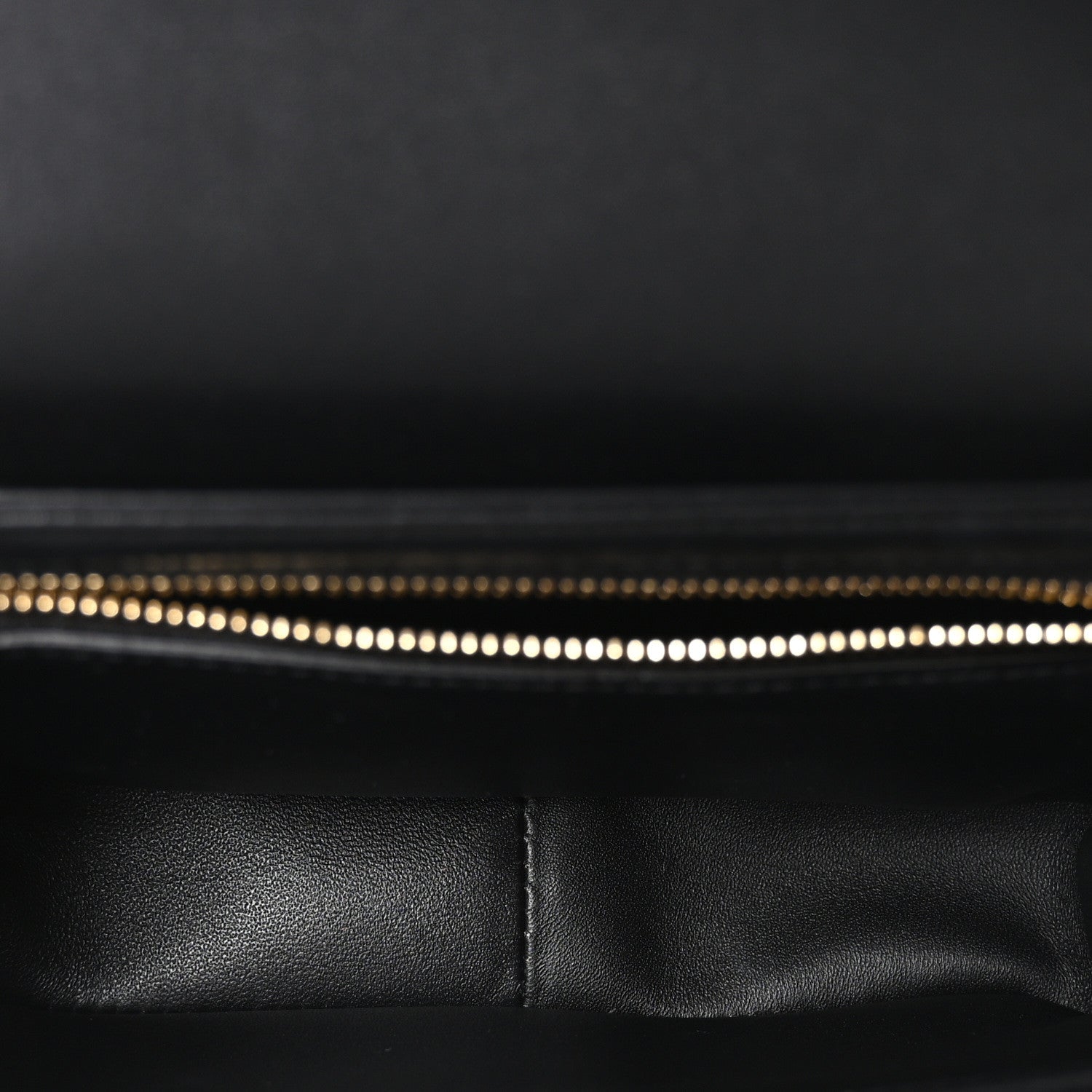 Celine Shiny Calfskin Teen Triomphe Black 5 of 10