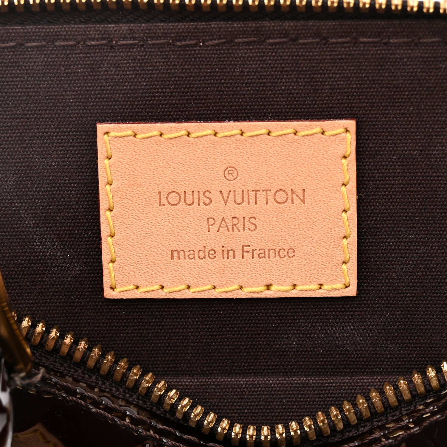 Louis Vuitton Vernis Alma BB Amarante 6 of 10