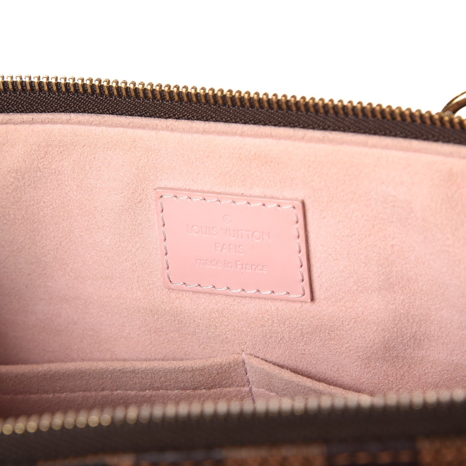 Louis Vuitton Damier Ebene Caissa Tote PM Rose Ballerine 6 of 7