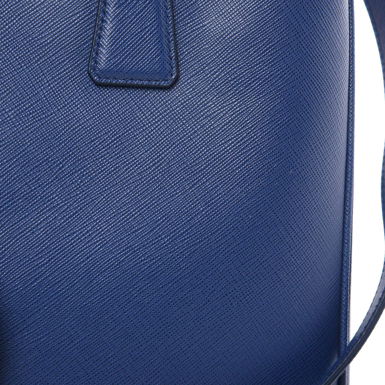 Prada Saffiano Lux Medium Tote Bluette 10 of 10