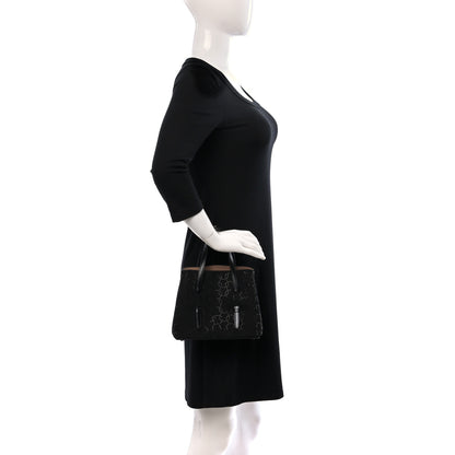 Alaia Suede Vienne Wave Mina 20 Bag Black 2 of 9
