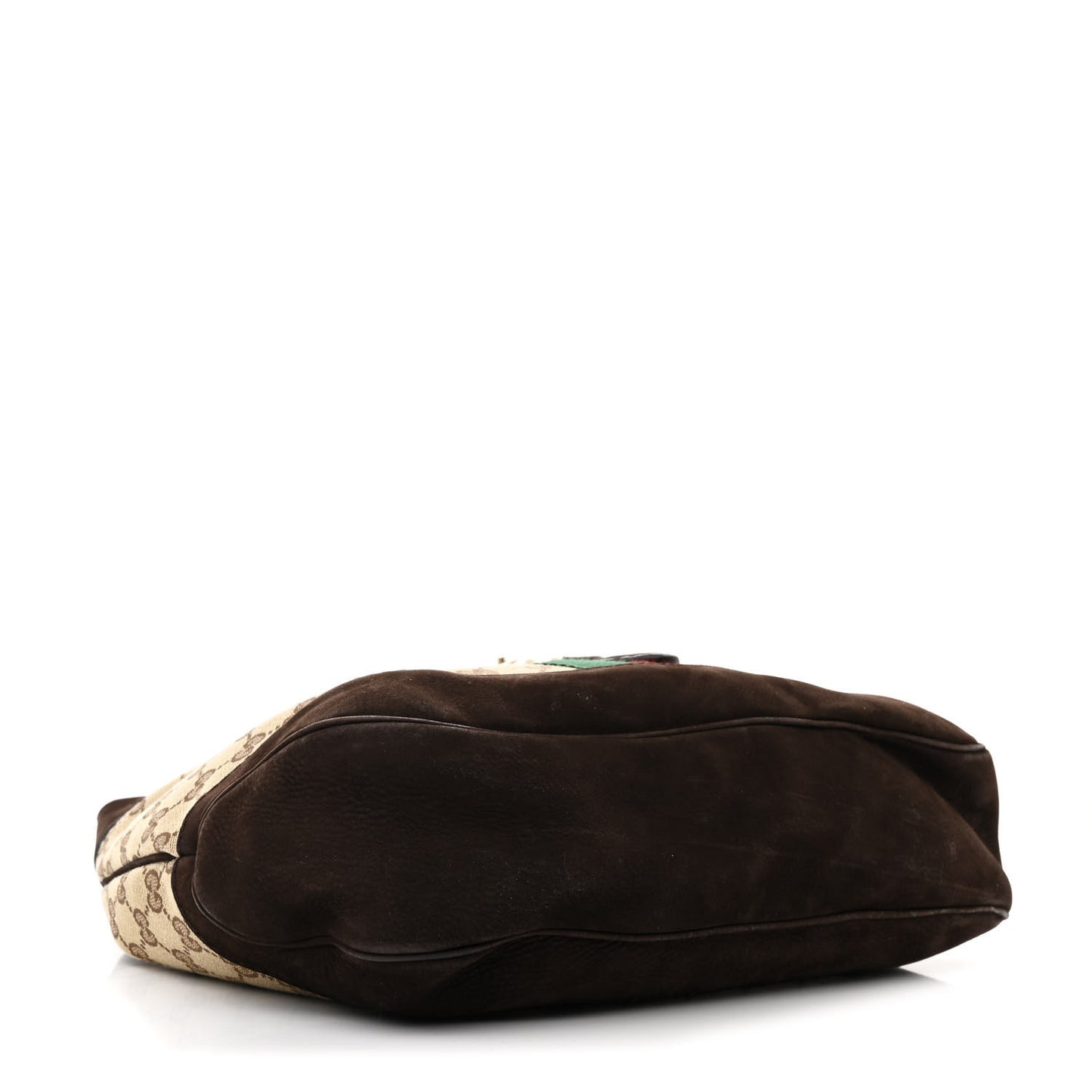 Monogram Web New Jackie Shoulder Bag Dark Brown