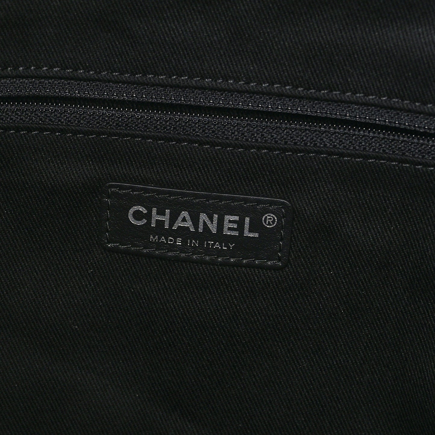Canvas Extra Large Double Face Shopping Tote Black