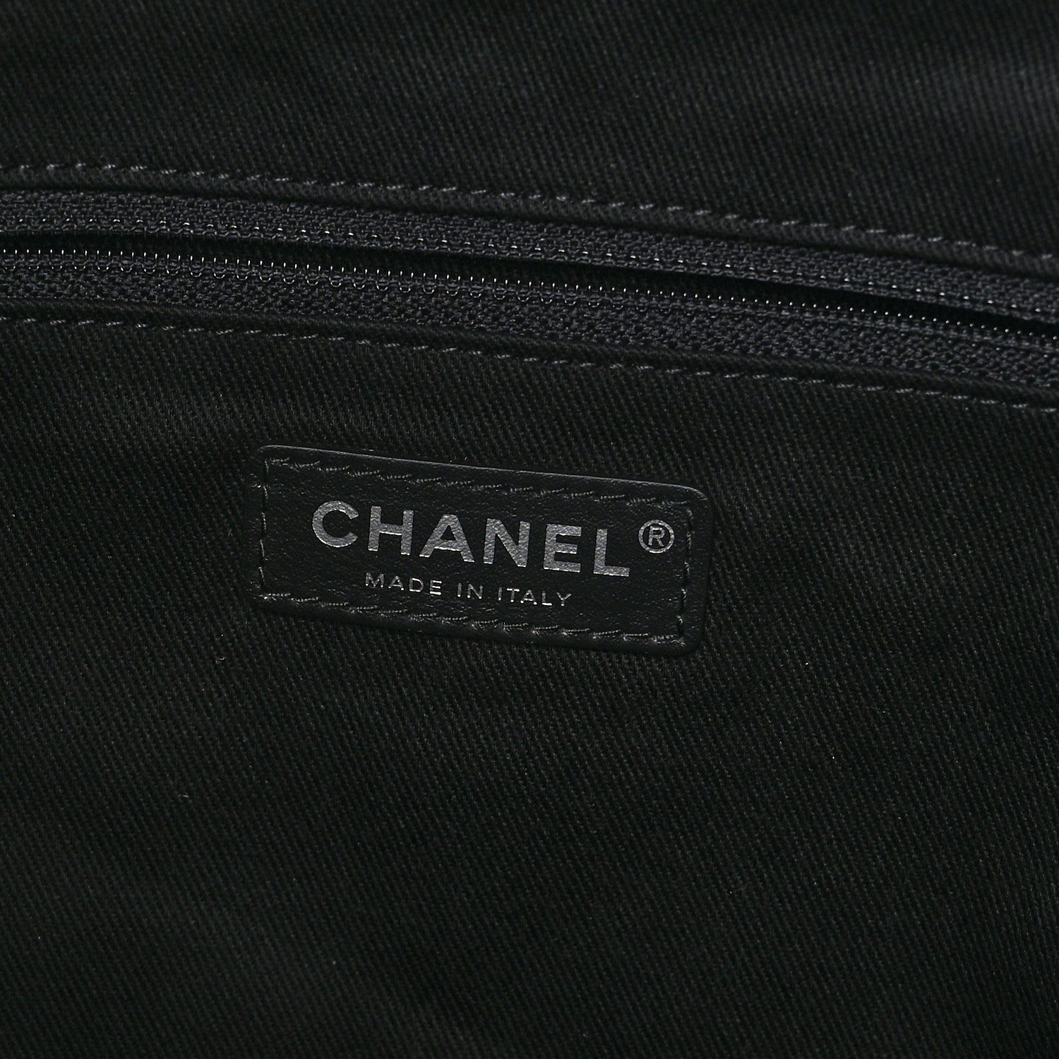 Chanel Canvas Extra Large Double Face Shopping Tote Black 6 of 9