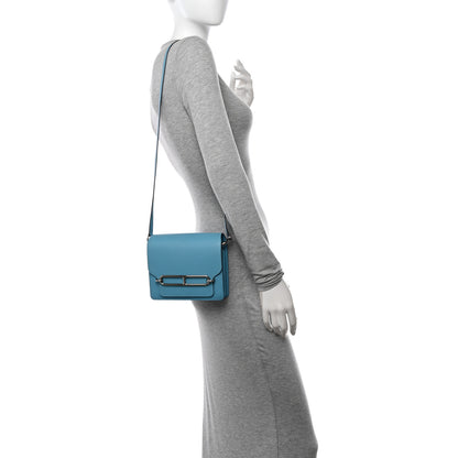 Hermes Evercolor Mini Sac Roulis Bleu Du Nord 2 of 11