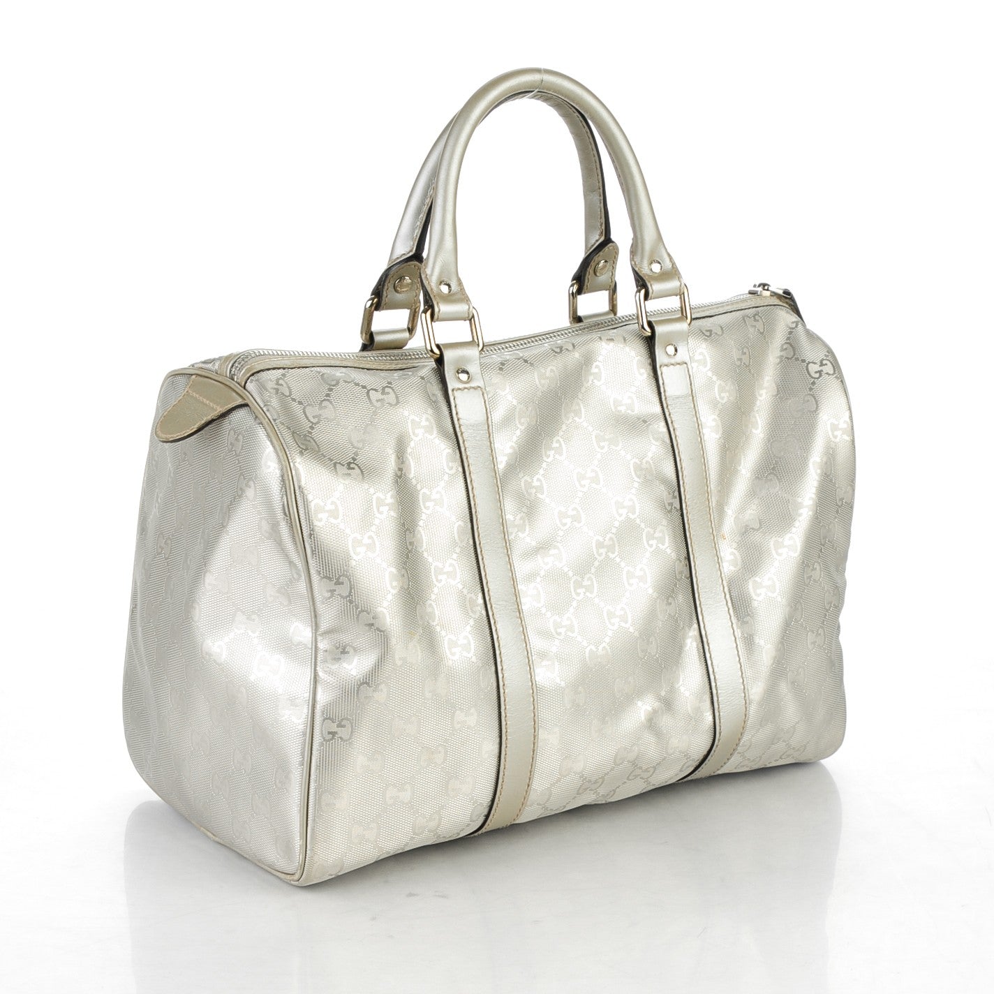 Gucci Imprime Monogram Medium Joy Boston Silver 3 of 11