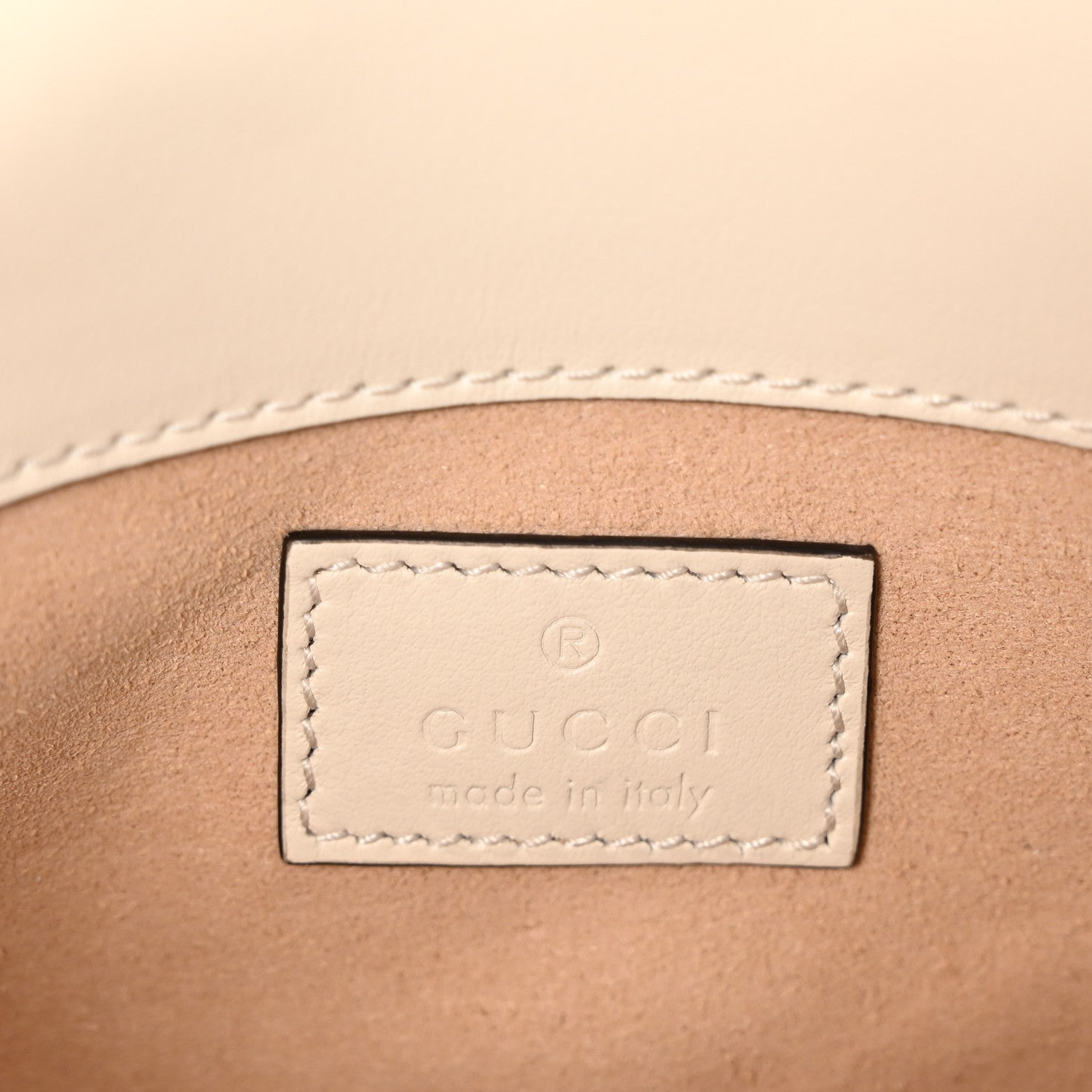 Gucci Calfskin Matelasse Monochrome GG Marmont Chain Belt Bag Mystic White 6 of 11