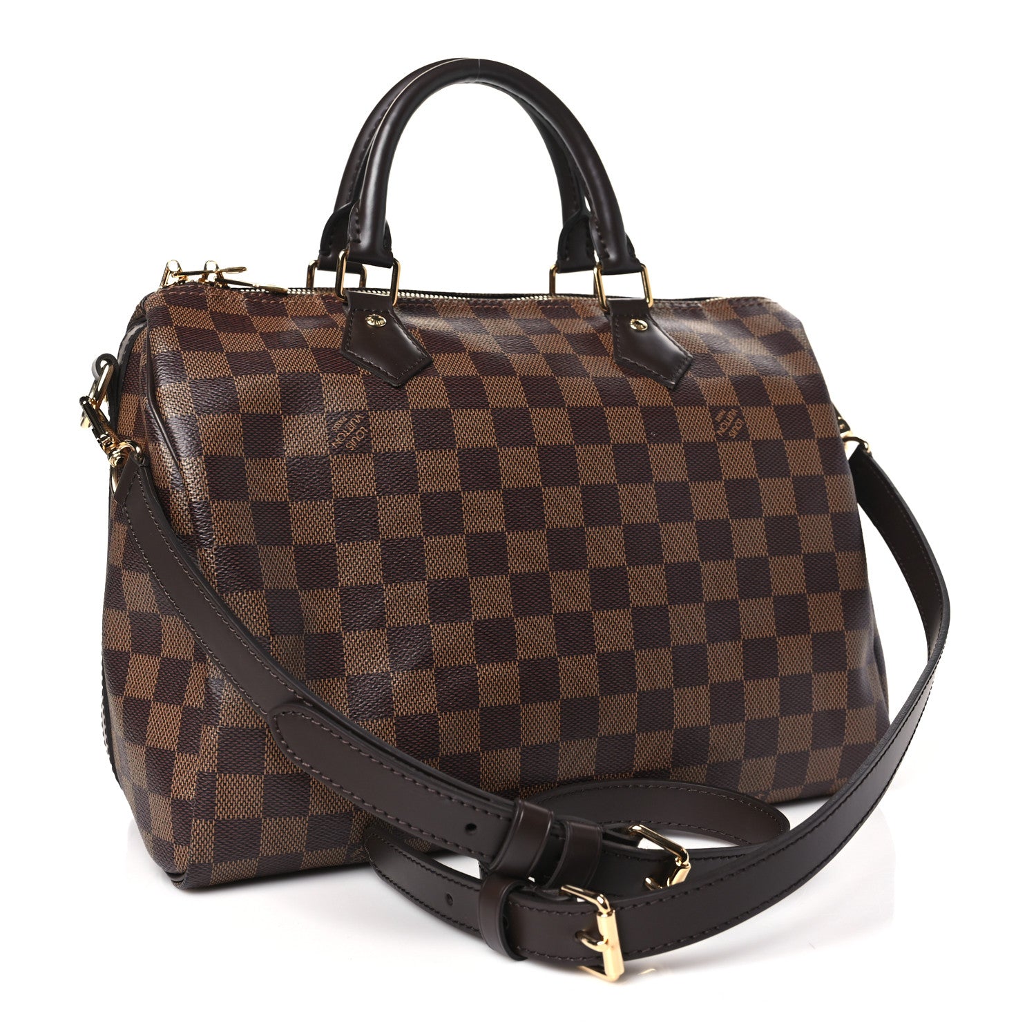 Louis Vuitton Damier Ebene Speedy Bandouliere 30 3 of 9
