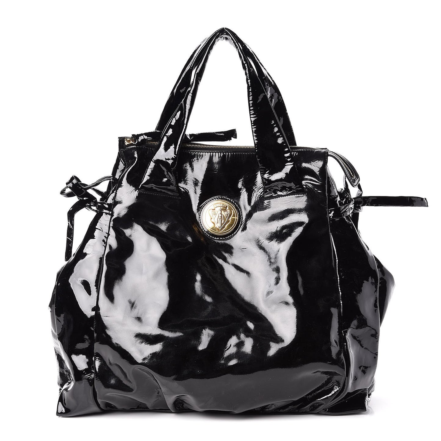 Patent Large Hysteria Tote Black