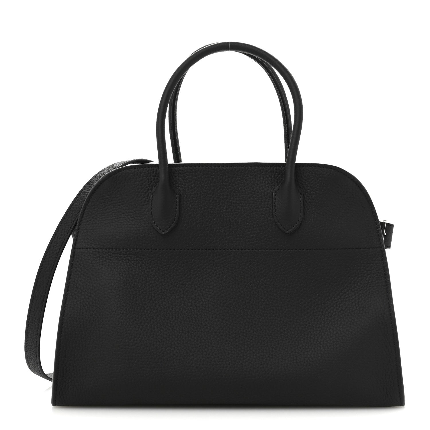 The Row Matte Grained Calfskin Soft Margaux 12 Black 1 of 10