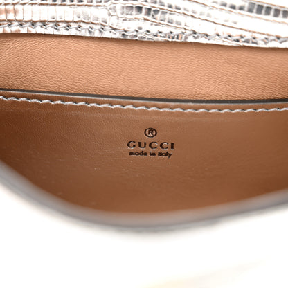 Gucci Lizard Mini Jackie 1961 Silver 7 of 9