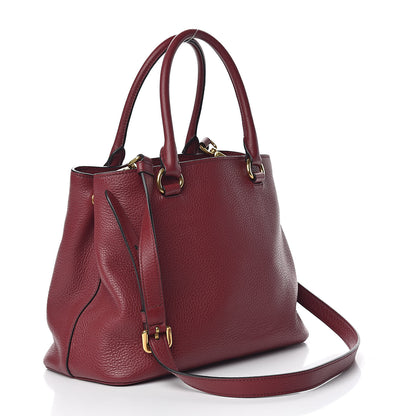 Prada Vitello Phenix Tote Cherry 3 of 13