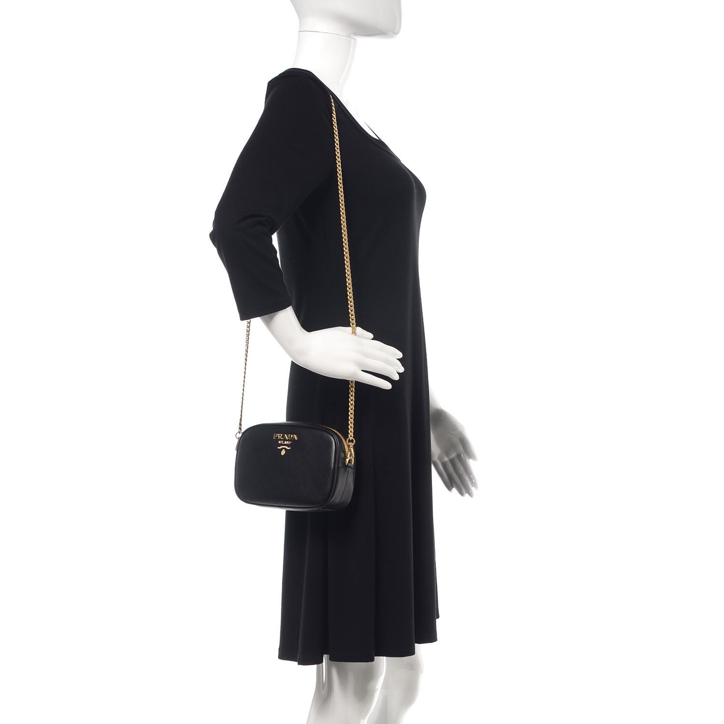 Saffiano Belt Bag Black