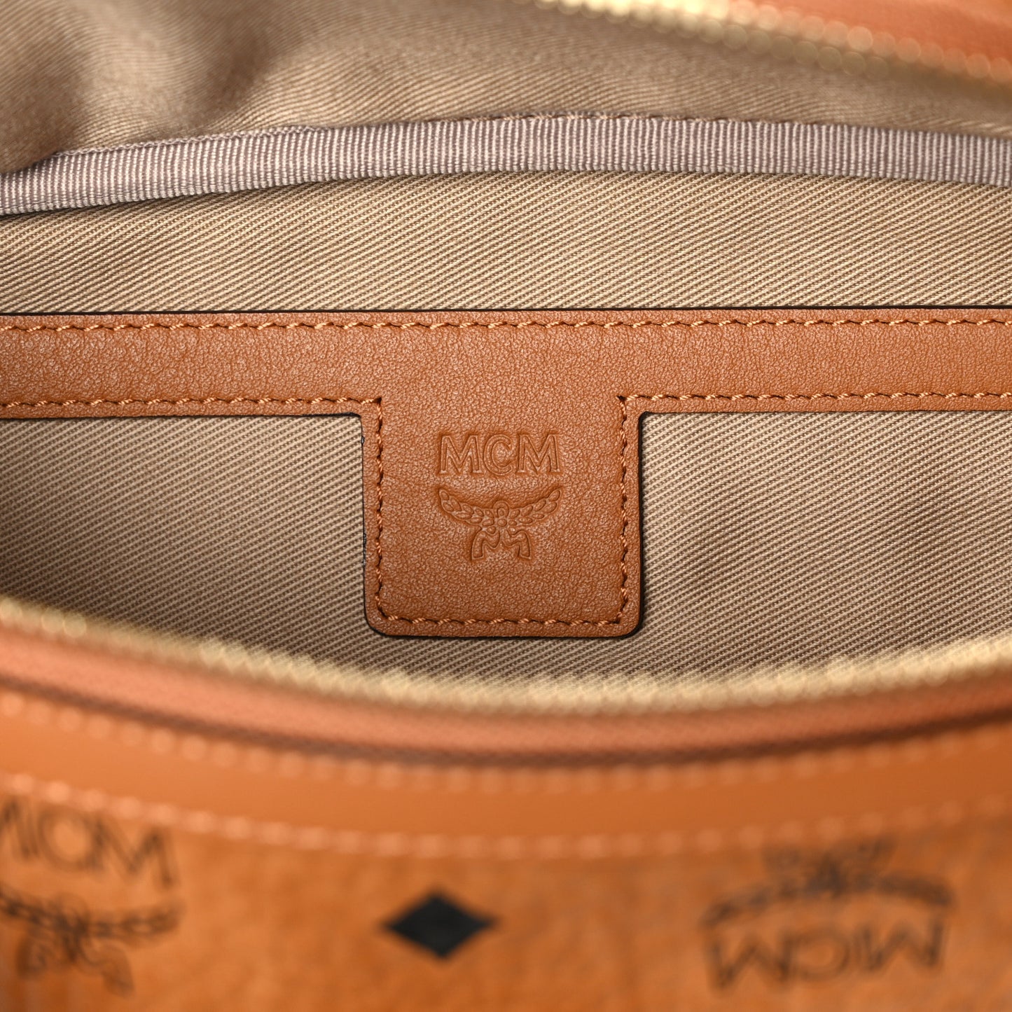 Visetos Small Fusten Belt Bag Cognac