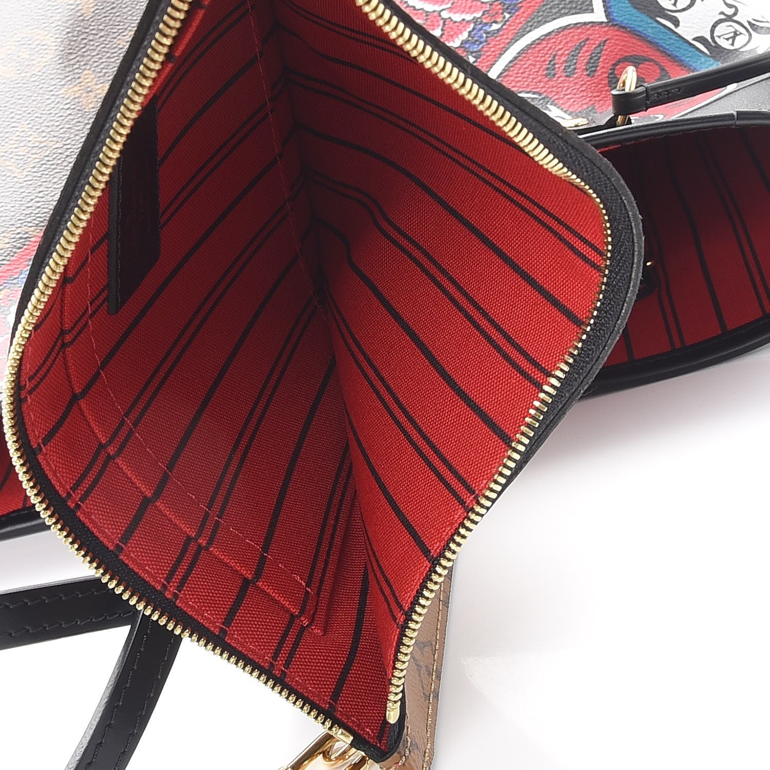 Louis Vuitton Monogram Kabuki Neverfull MM 7 of 9