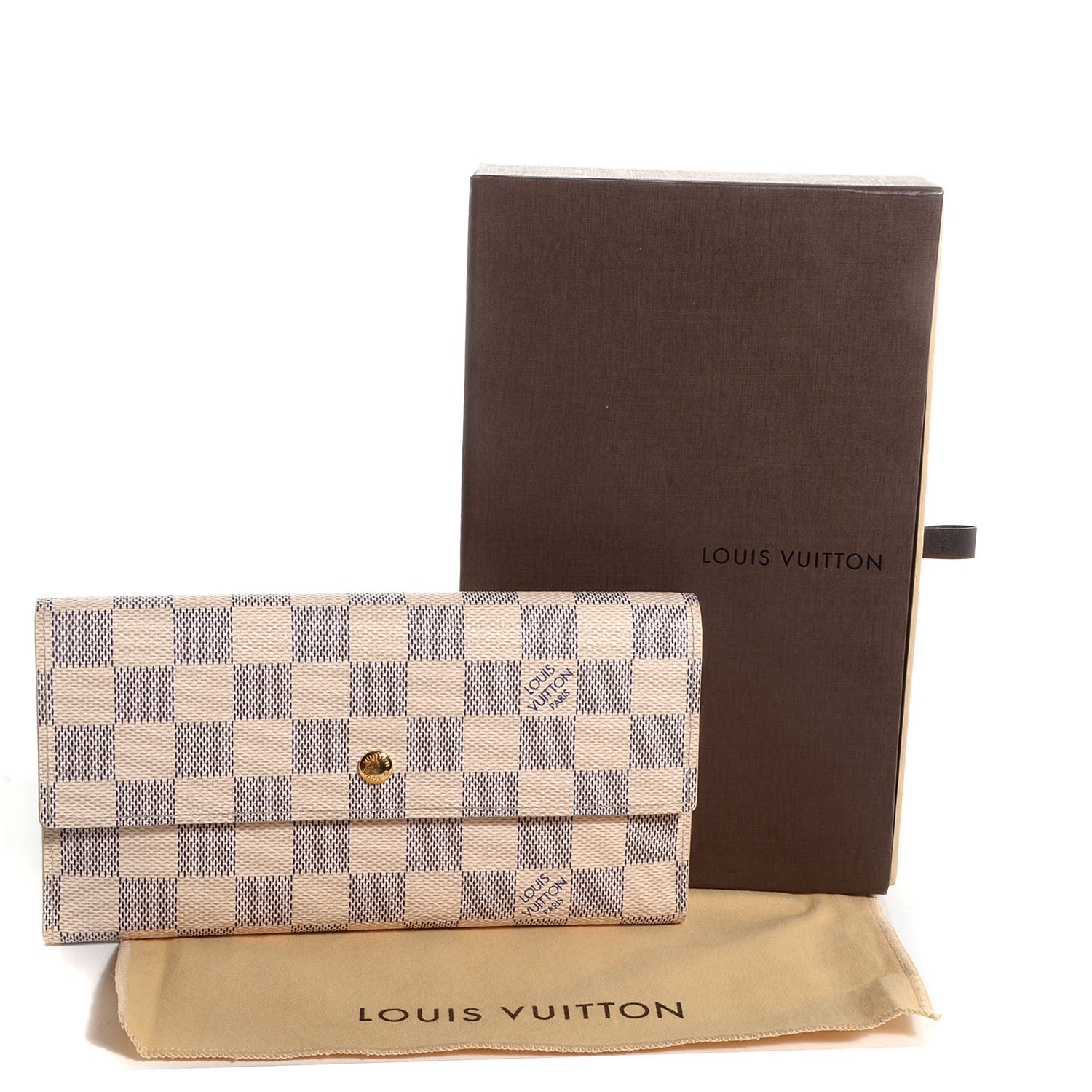 Louis Vuitton Damier Azur Porte Tresor International Wallet 5 of 8