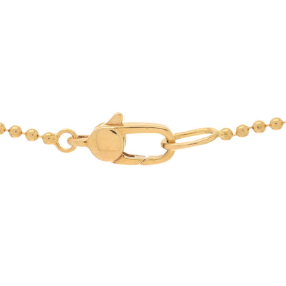 Gucci 18K Yellow Gold Running GG Pendant Necklace 3 of 4