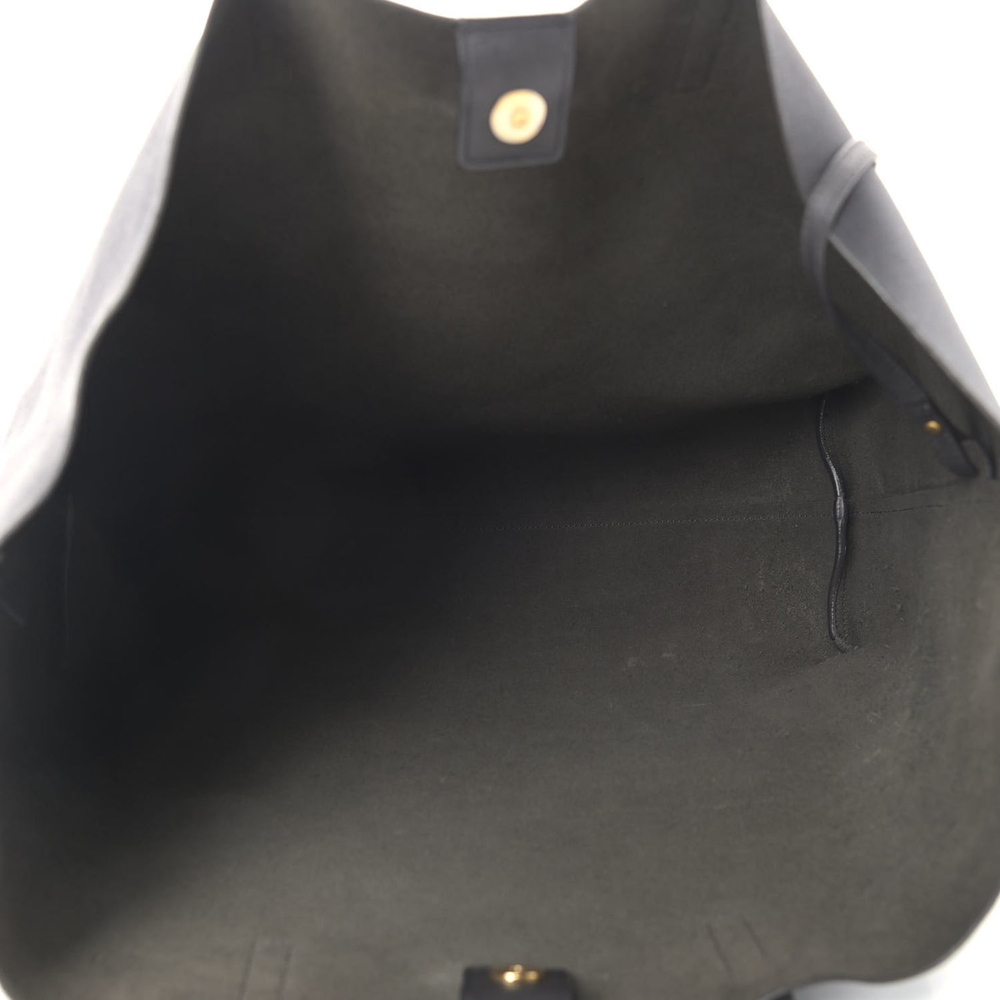 Calfskin Large Shopping Tote Black Earth