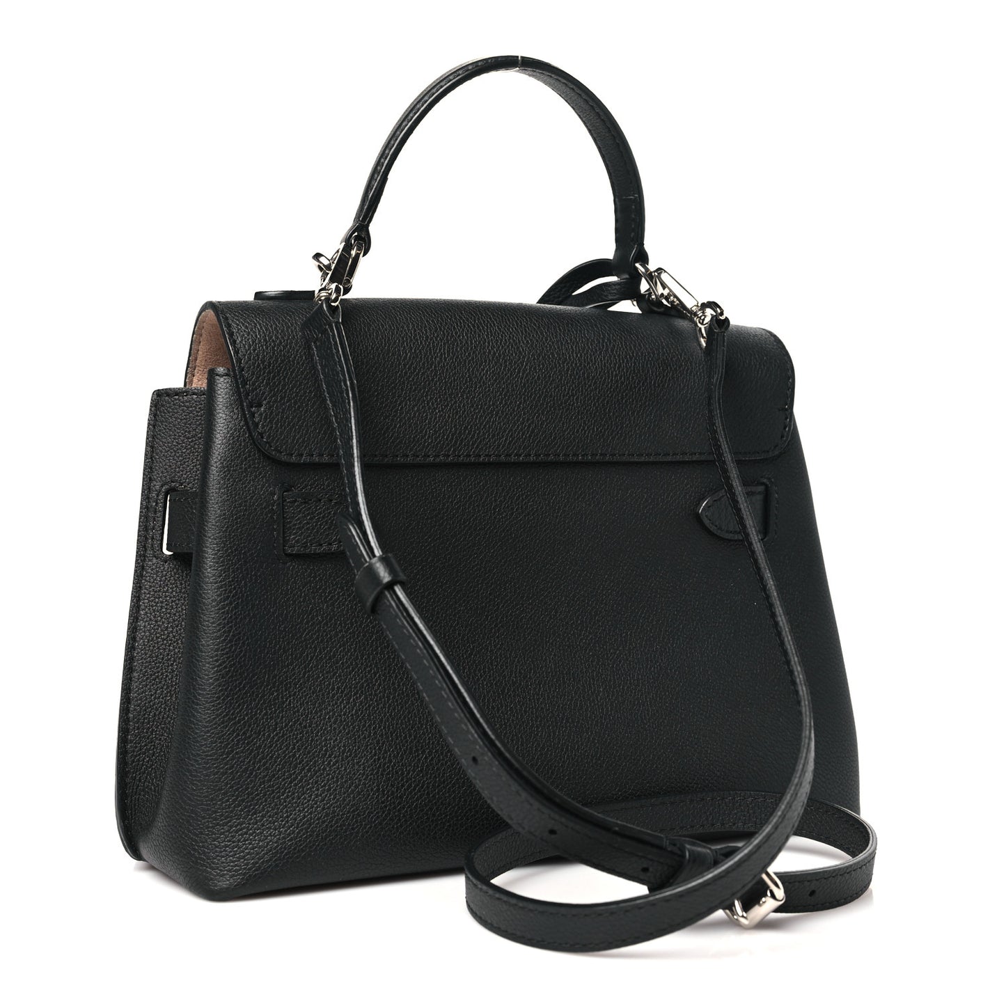 Calfskin Lockme Ever BB Black