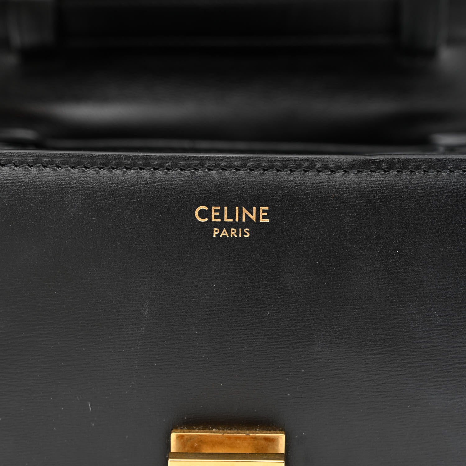 Celine Box Calfskin Small Classic Box Flap Bag Black 6 of 15