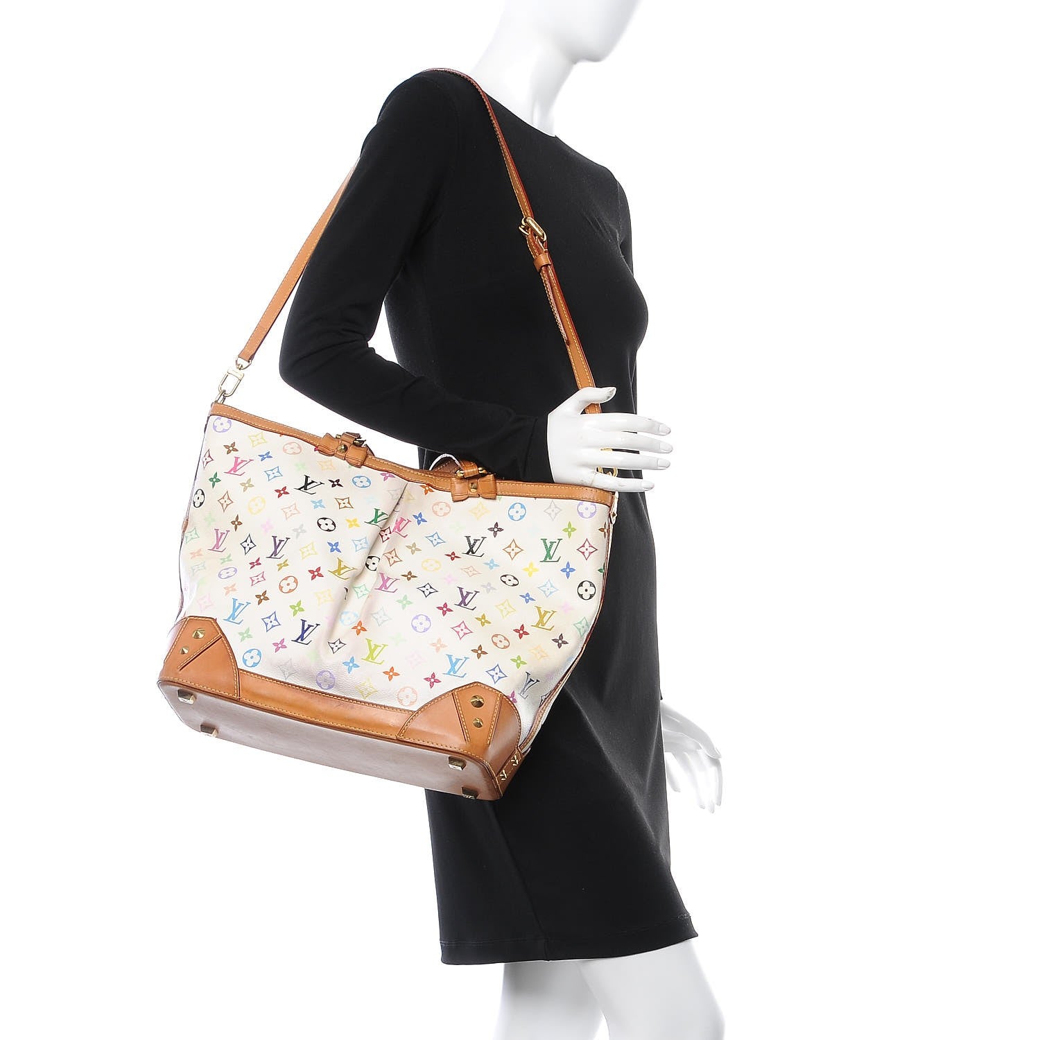 Louis Vuitton Monogram Multicolor Sharleen GM White 2 of 13
