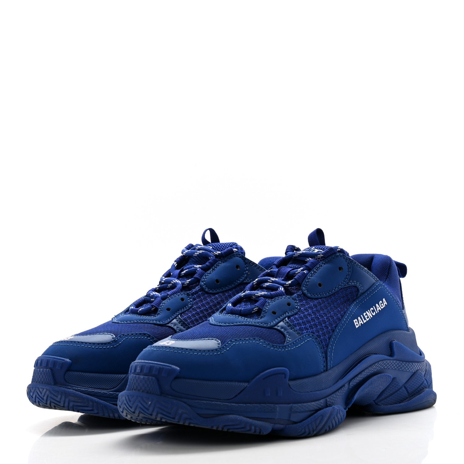 balenciaga  track 43 バレンシアガ トラックtriple s Balenciaga Fabric Mesh Mens Triple S Sneakers 43 Deep Blue 1570061