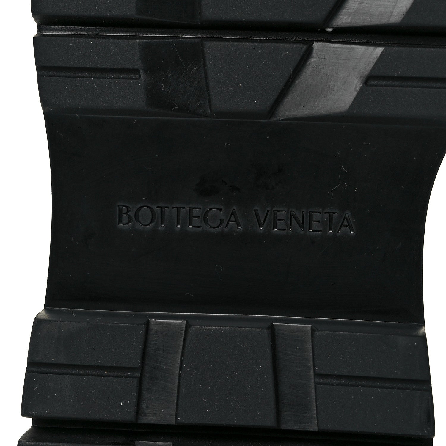 Bottega Veneta Calfskin The Tire Chelsea Boots 38.5 Sea Salt Black 6 of 7