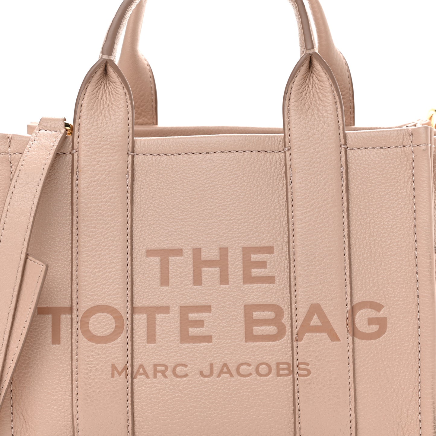 Grained Calfskin Small The Tote Bag Rose Dust