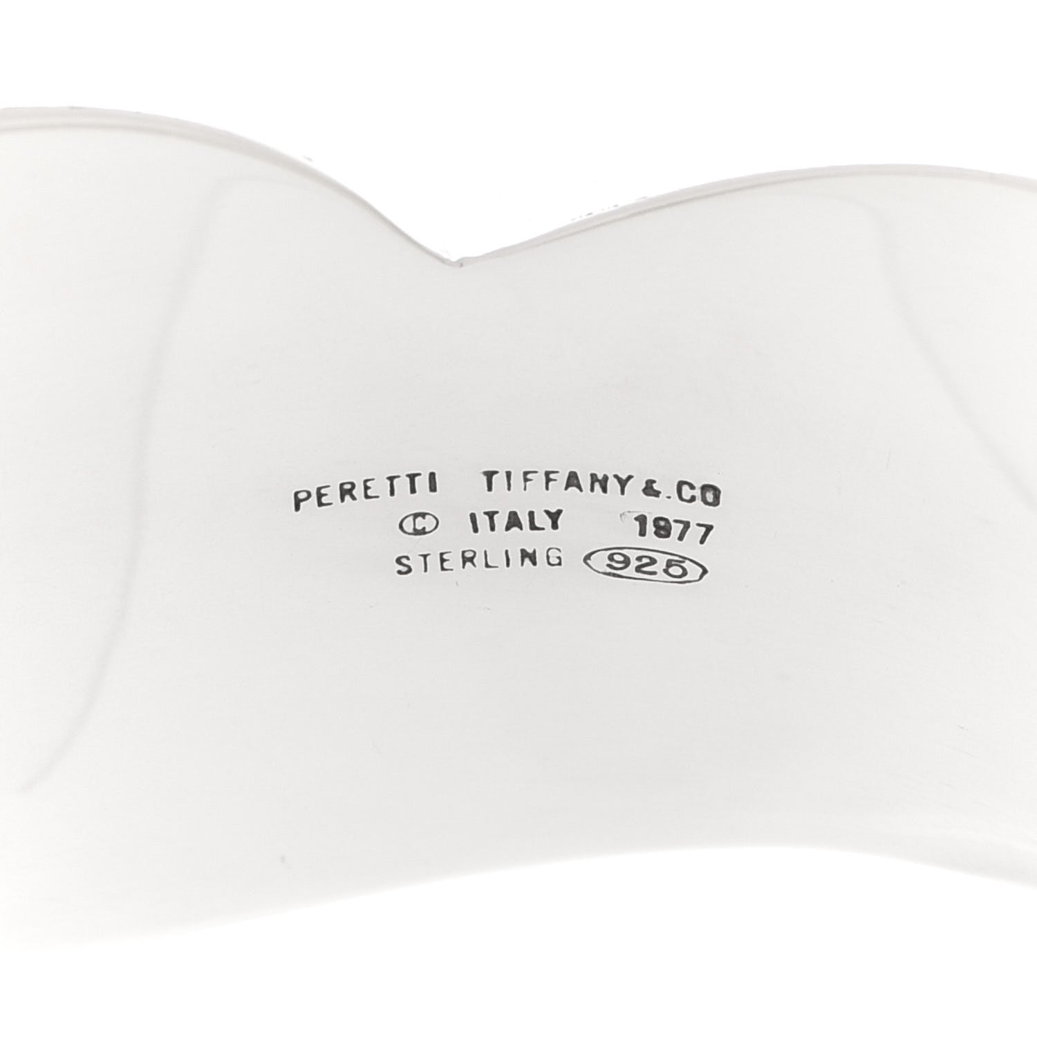 Tiffany Sterling Silver Elsa Peretti Wing Cuff Bracelet 4 of 4