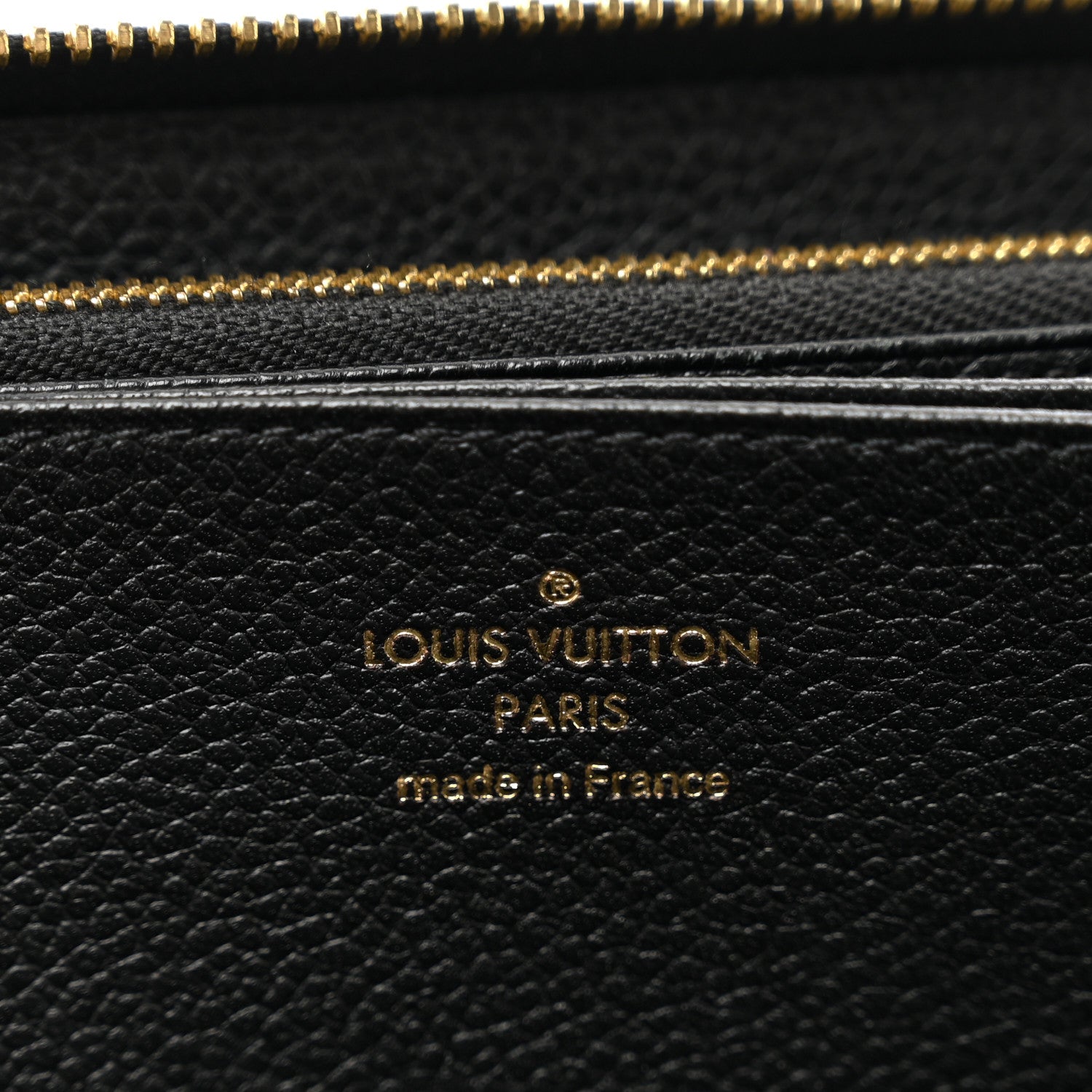 Louis Vuitton Empreinte Zippy Wallet Black 6 of 6