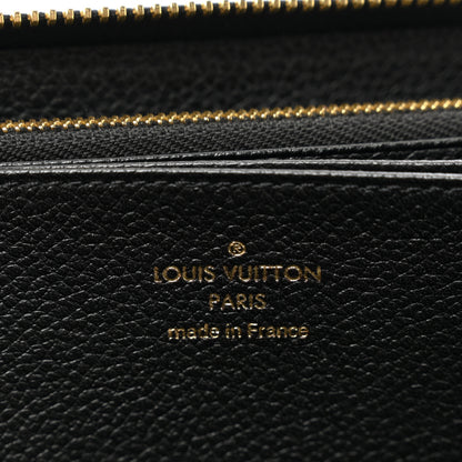 Louis Vuitton Empreinte Zippy Wallet Black 6 of 6