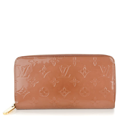 Louis Vuitton Vernis Zippy Wallet Rose Velours 1 of 8
