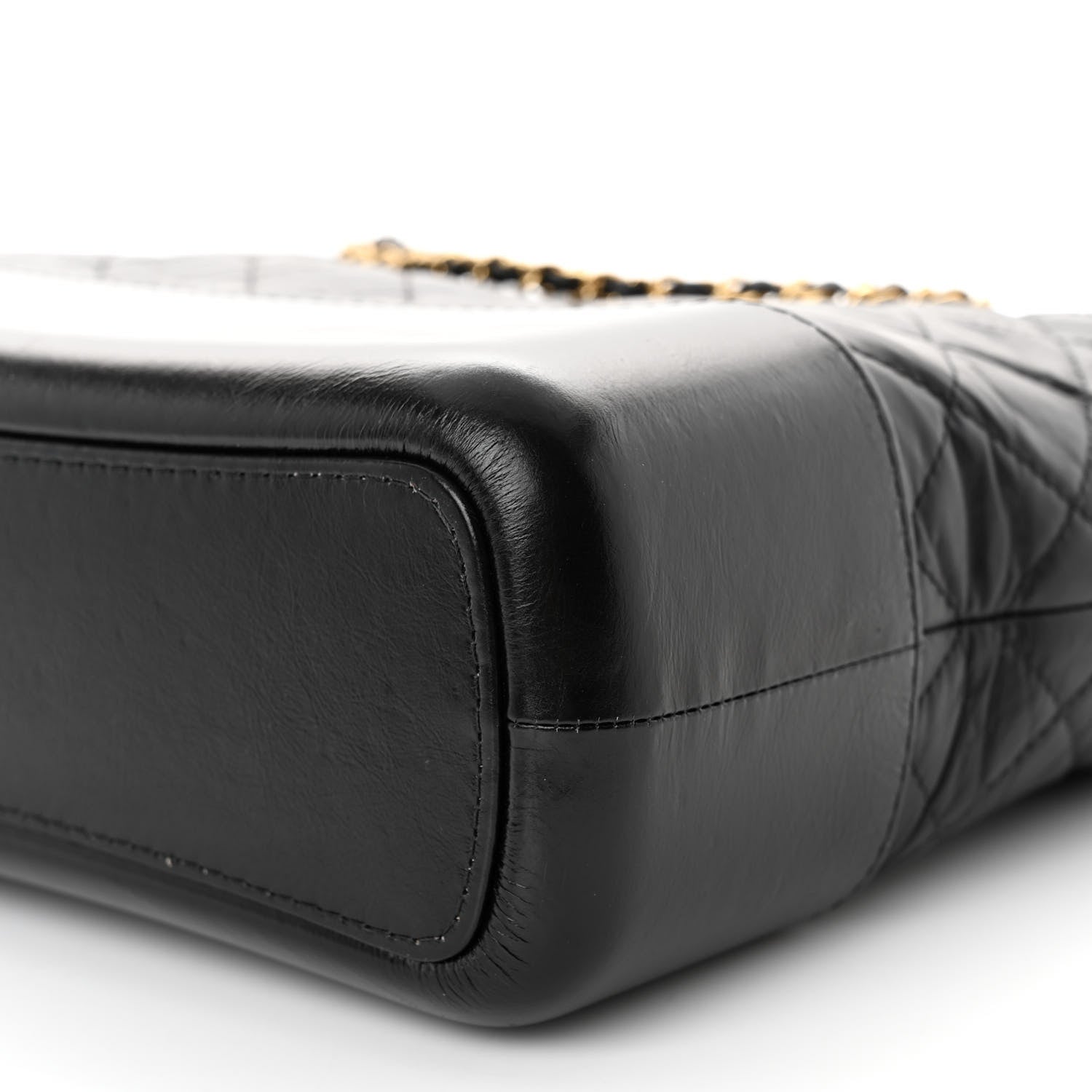 Chanel Aged Calfskin Quilted Medium Gabrielle Hobo Black 10 of 10