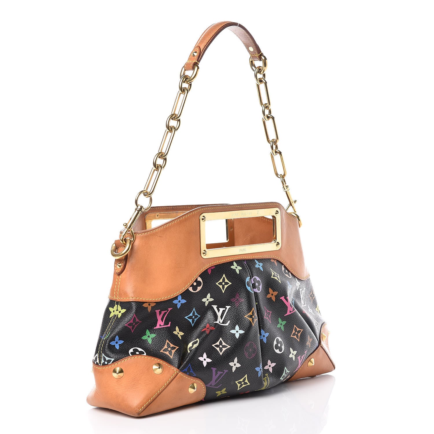 Louis Vuitton Monogram Multicolor Judy GM Black 3 of 22