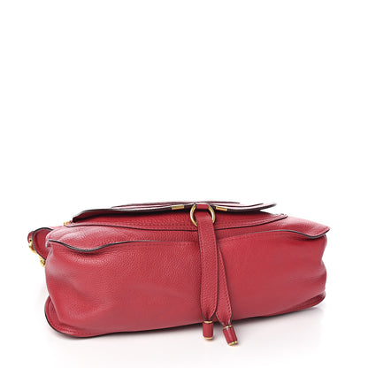Chloe Calfskin Medium Marcie Satchel Peony Red 3 of 11