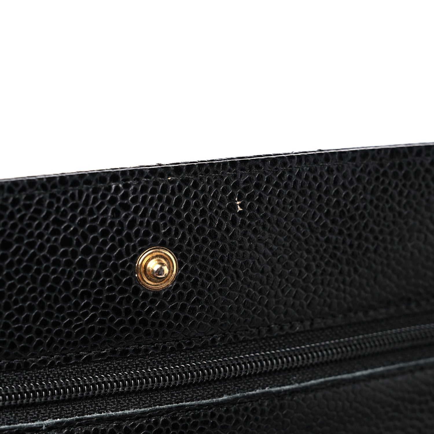 Chanel Caviar Quilted Wallet on Chain WOC Black 10 of 12