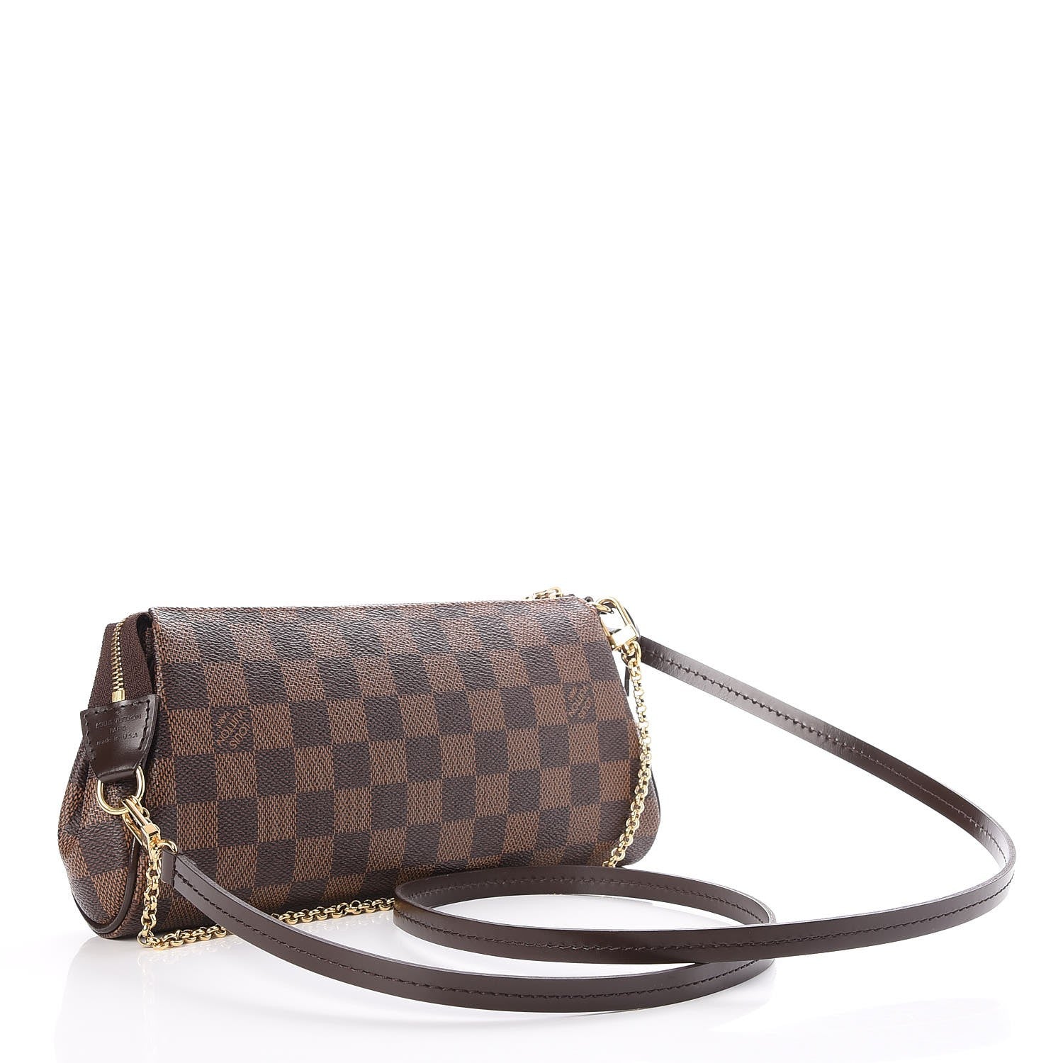 Louis Vuitton Damier Ebene Eva Clutch 3 of 7