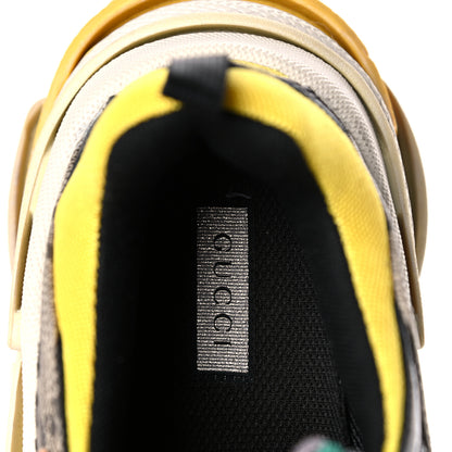 Balenciaga X GUCCI Maxi GG Supreme Monogram Womens Triple S Sneakers 39 Beige Ebony Black Green 6 of 12