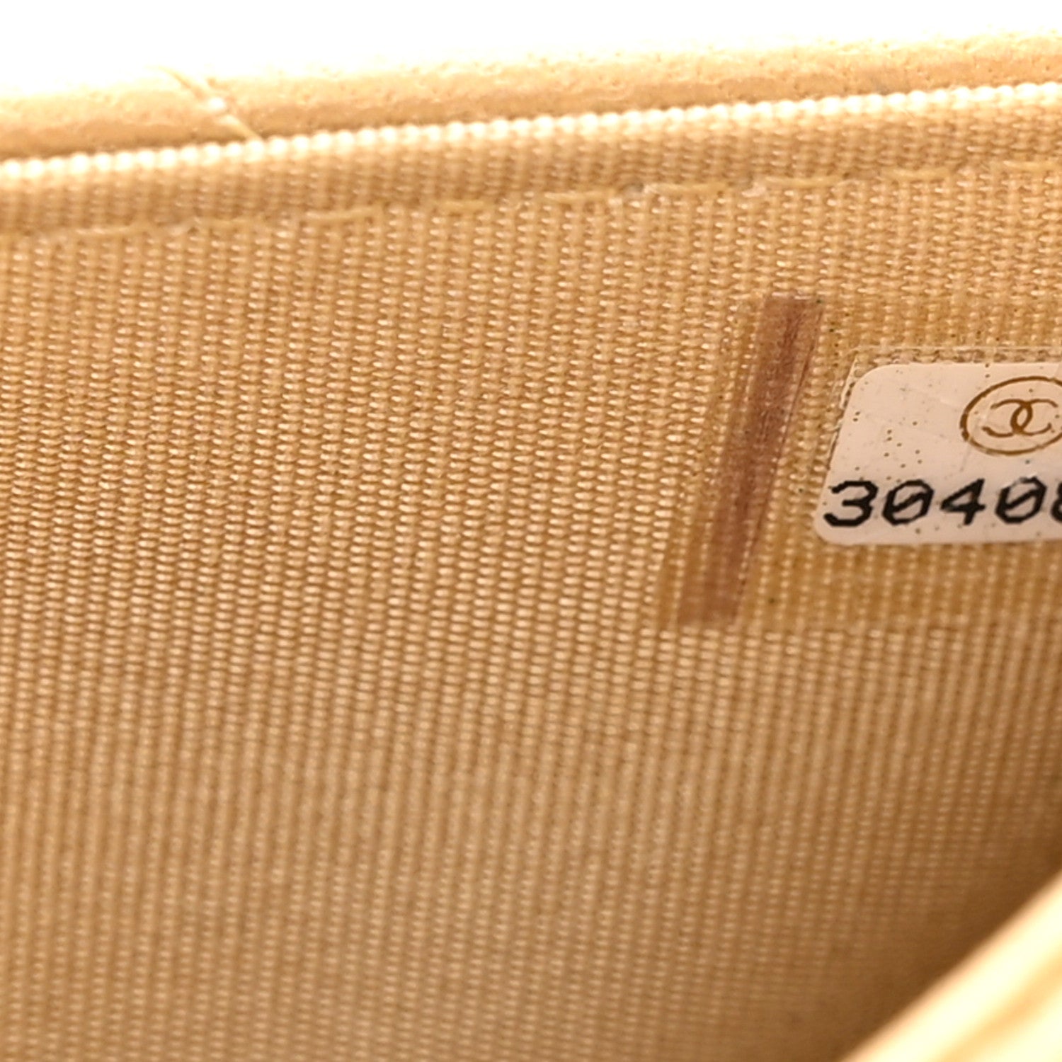 Chanel Metallic Goatskin Quilted Chanel 19 Wallet On Chain WOC Gold 8 of 13