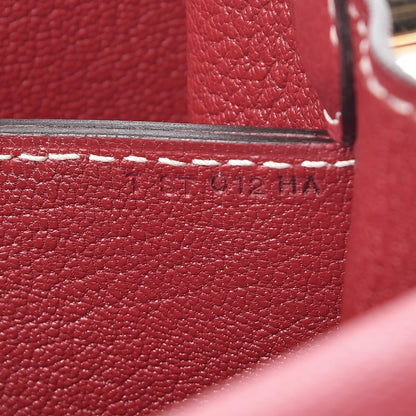 Hermes Evercolor Sac Roulis 23 Rouge Grenat 7 of 8