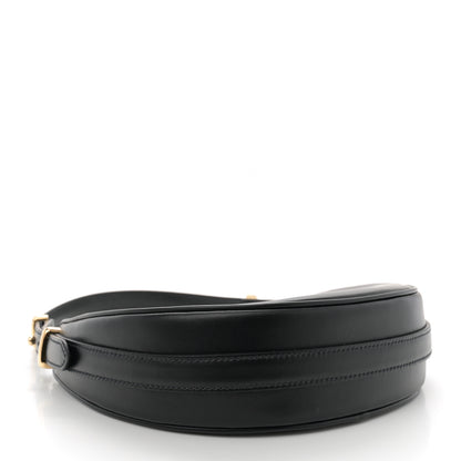 Prada Soft Calfskin Arque Shoulder Bag Black 4 of 9