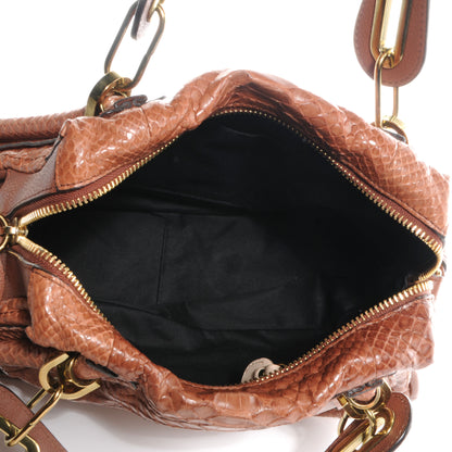 Chloe Python Medium Paraty Oak 6 of 10