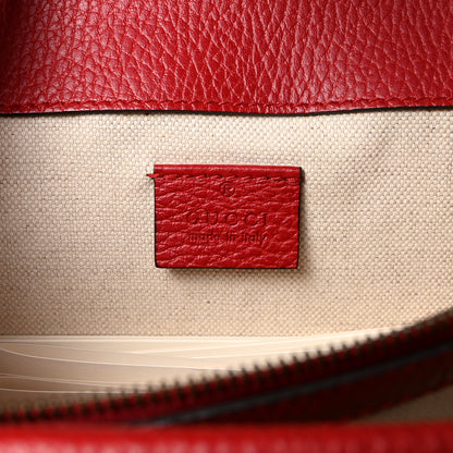 Gucci Dollar Calfskin Swarovski Crystal Small Dionysus Shoulder Bag Hibiscus Red 6 of 10