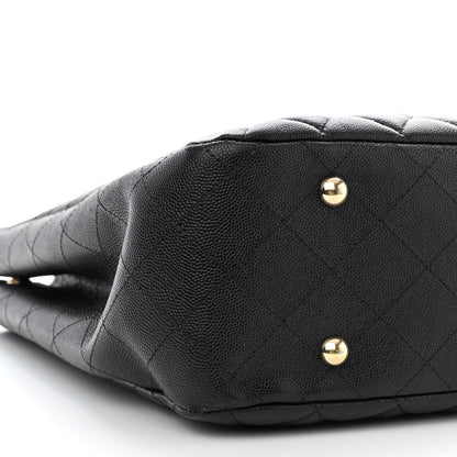 Chanel Caviar Quilted Large Shopping Tote Black 10 of 13