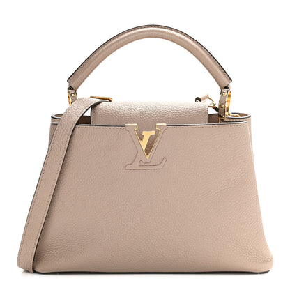 Louis Vuitton Taurillon Capucines BB Galet 1 of 10
