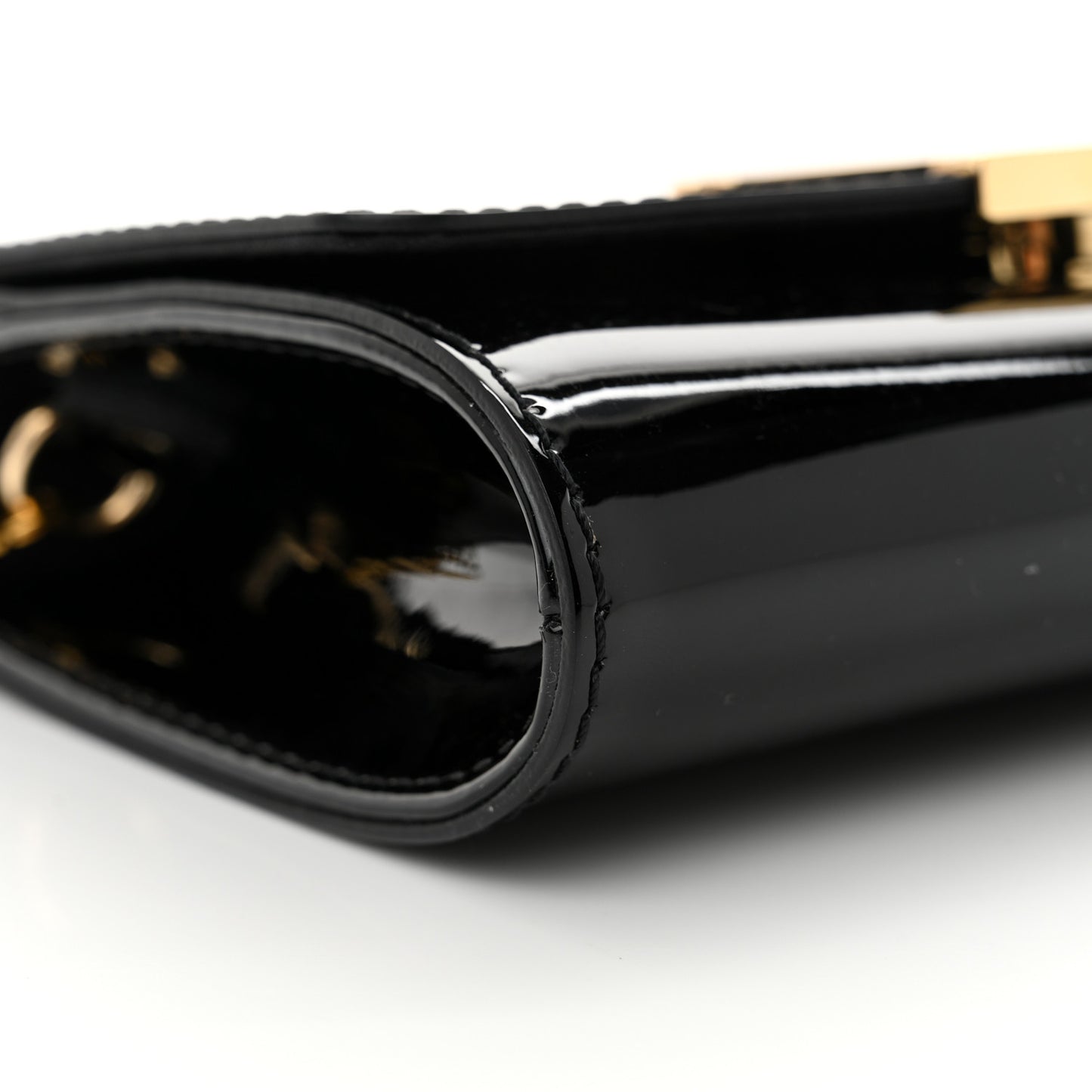 Patent Louise PM Chain Clutch Black