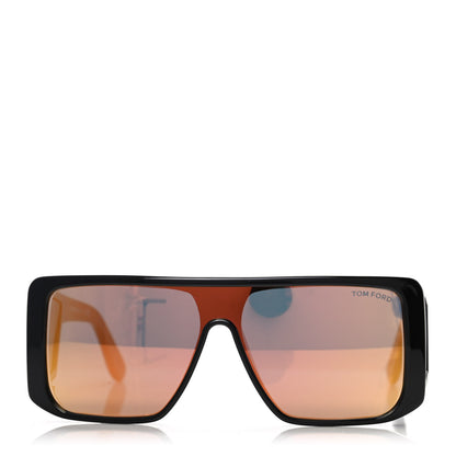 Tom Ford Square Atticus Sunglasses TF710 Black Gold 2 of 8
